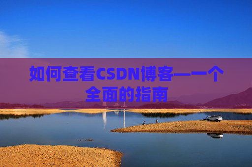 如何查看CSDN博客—一个全面的指南